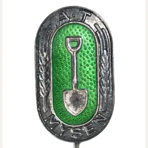 (Norwegen) Arbeidstsjenesten (AT) Mysen badge (in 925 Silver)