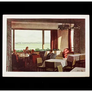 Postcard: Offiziersheim in einem Fliegerhorst – Sammlung für das Opferwerk …