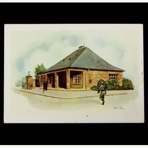 Postcard: Wache in einem Fliegerhorst – Sammlung für das Opferwerk …