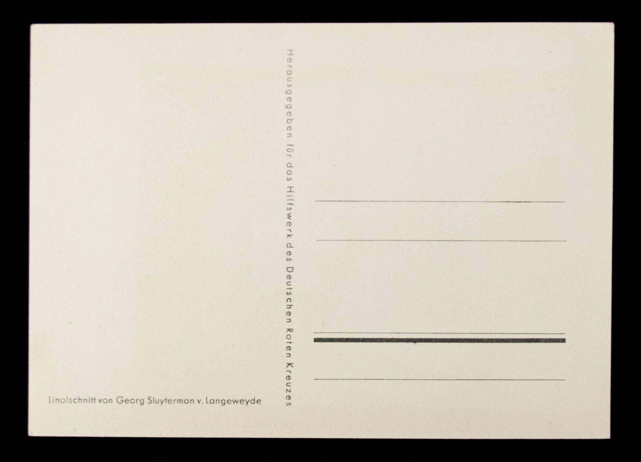 Postcard: Hilfswerk des Deutschen Roten Kreuzes (DRK) – Besitz Stirbt, Sippen Sterben — image 2