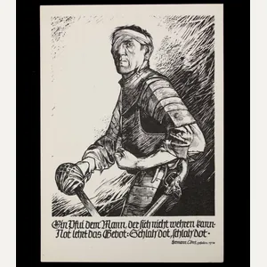 Postcard: Hilfswerk des Deutschen Roten Kreuzes (DRK) – Schlah' Dot!