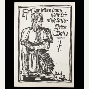 Postcard: Hilfswerk des Deutschen Roten Kreuzes (DRK) – Helf Dir …