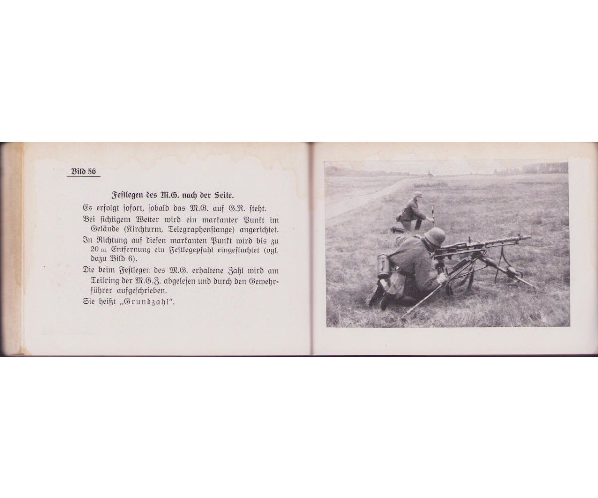 Rare 'Das indirekte Richten der Schweren MG' Booklet — image 16