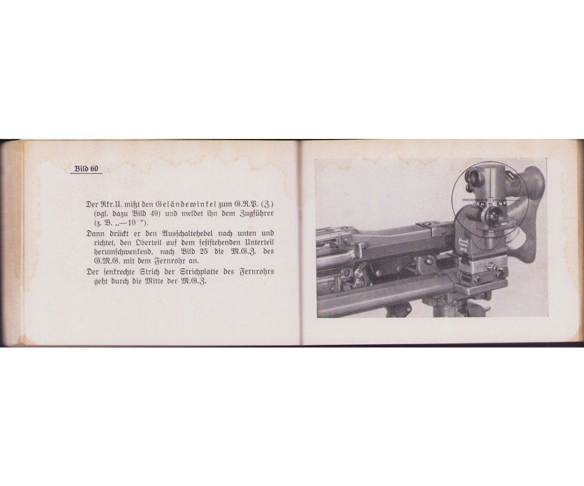 Rare 'Das indirekte Richten der Schweren MG' Booklet — image 17
