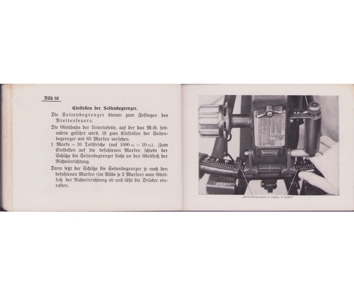 Rare 'Das indirekte Richten der Schweren MG' Booklet — image 8