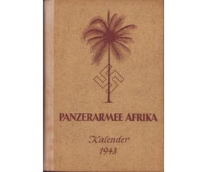 Panzerarmee Afrika Kalender 1943 (P.O.W. camp marked)