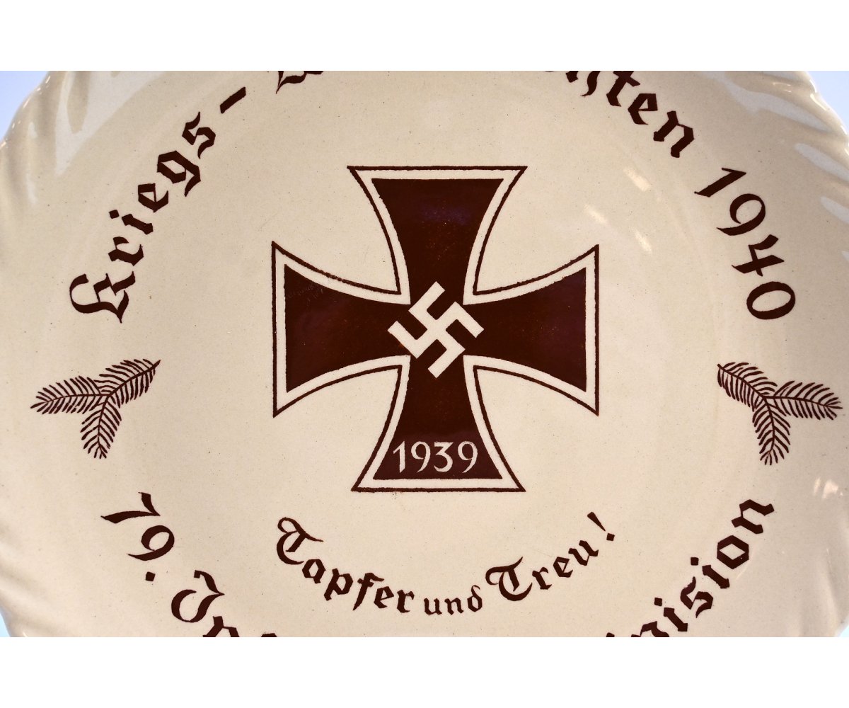 79.Inf-Div Related 'Kriegs-Weihnachten 1940' Wall Plate — image 2