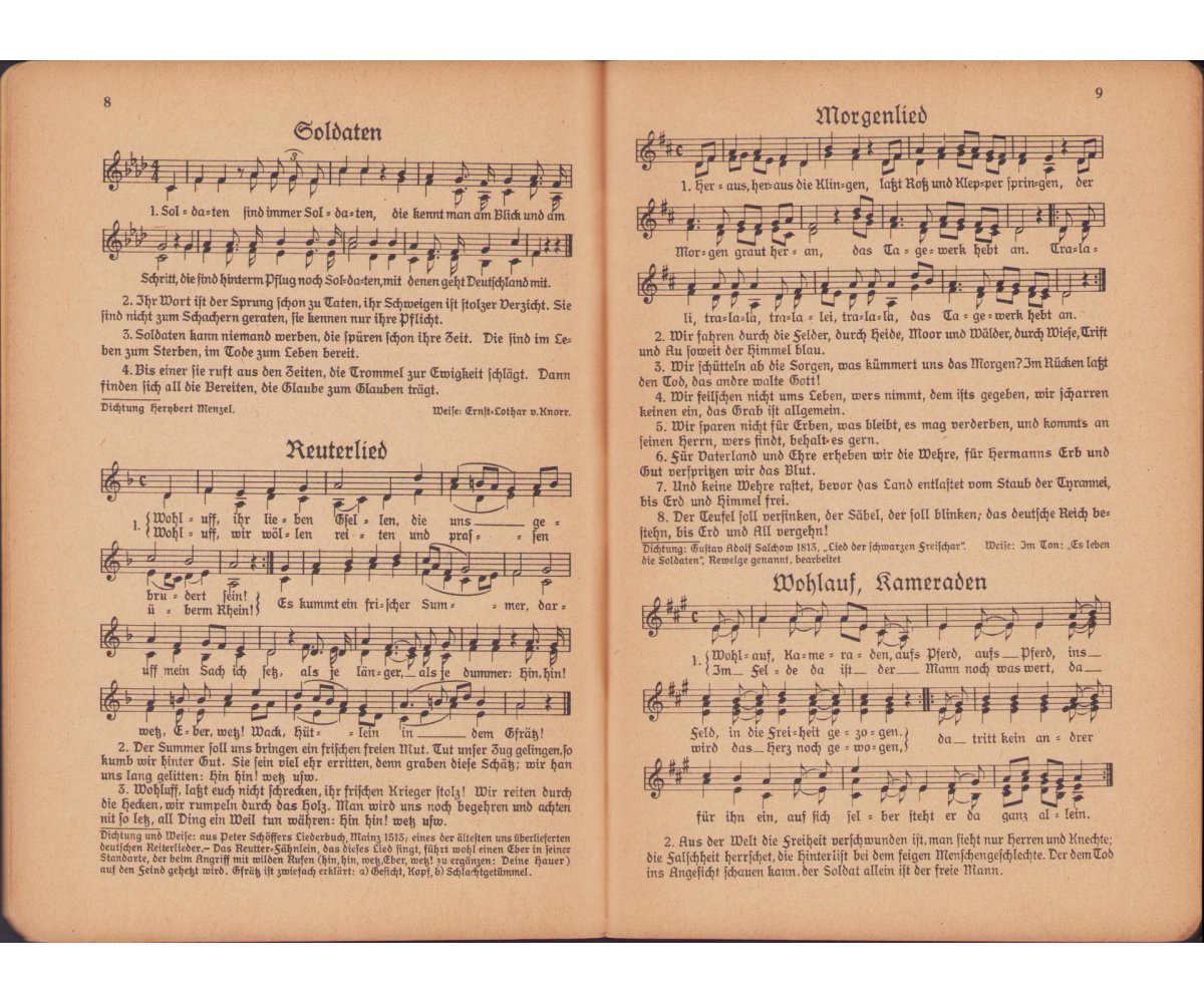 'Soldaten Kameraden' Wehrmacht Liederbuch (1938) — image 3