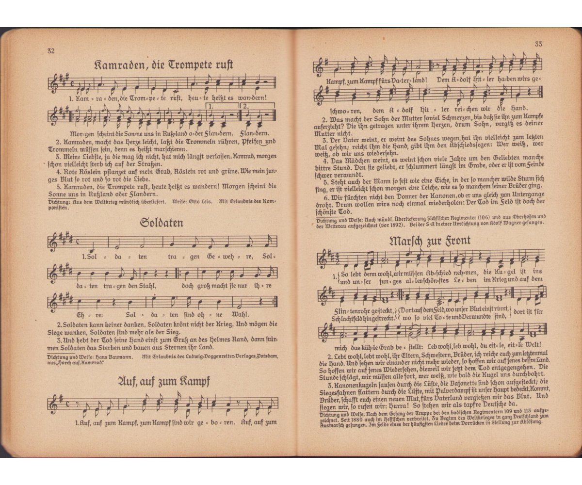 'Soldaten Kameraden' Wehrmacht Liederbuch (1938) — image 5