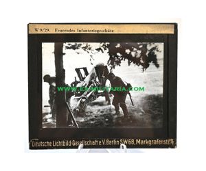Instruction 'Infanteriegeschütz' Glass Dia