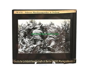 Instruction 's.Maschinengewehre' Glass Dia