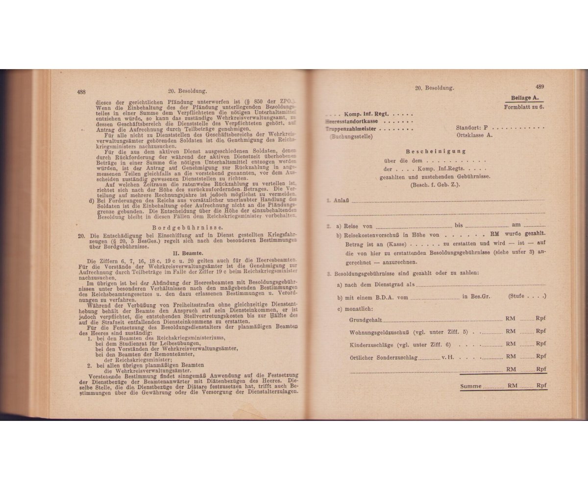 Offz. Taschenkalender 1935 (Inf.Rgt.75) — image 4