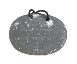 WW1 M.G.Kp. XIII.Armeekorps Erkennungsmarke