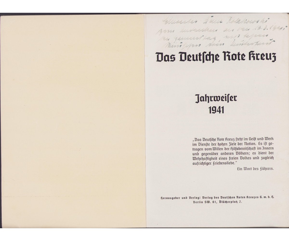 DRK Jahrweiser 1941 — image 2