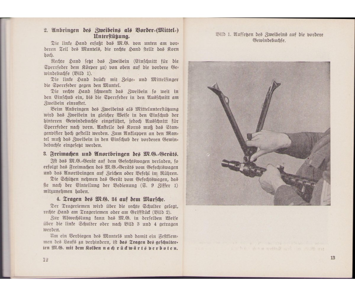 Rare M.G.34 Instruction Manual Teil 2(1939) — image 2