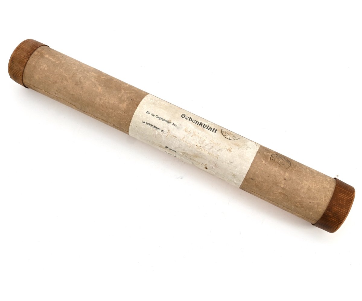 WW1 Death Notice ('Gedenkblatt') 1915 — image 15