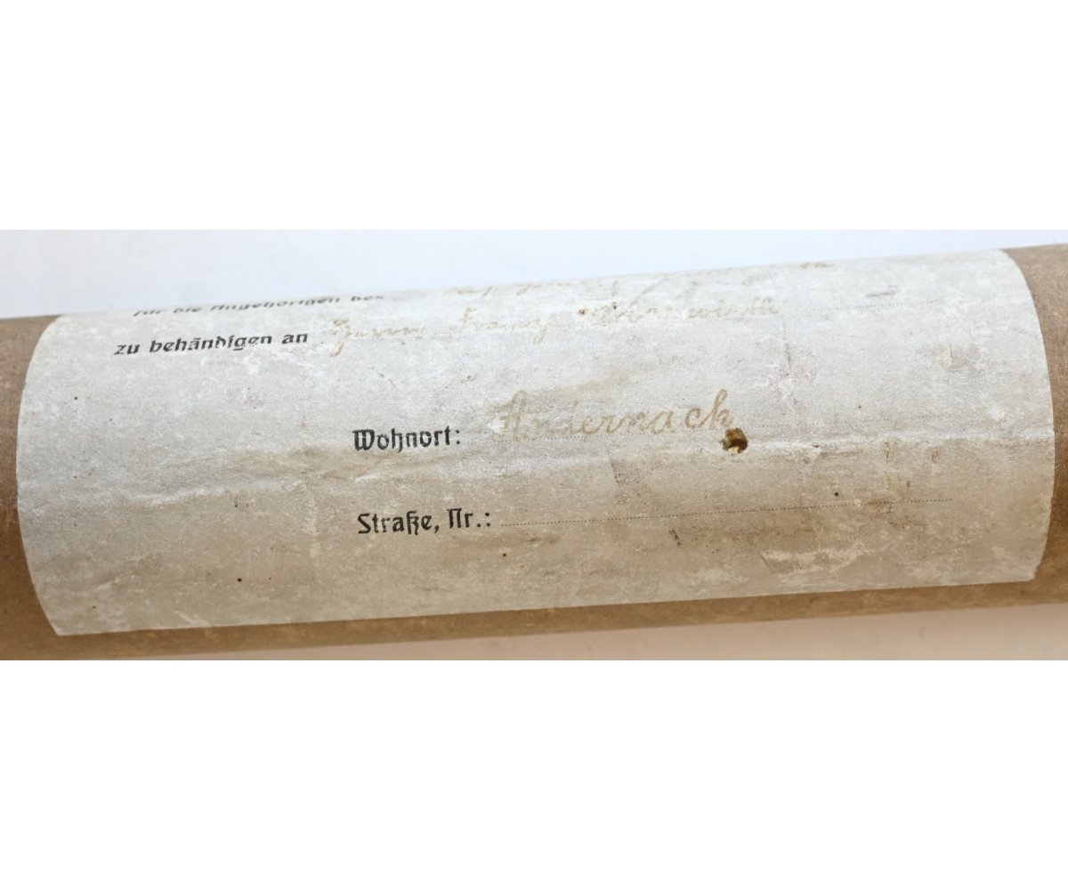 WW1 Death Notice ('Gedenkblatt') 1915 — image 17