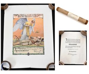 WW1 Death Notice ('Gedenkblatt') 1915