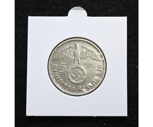 5 Deutsche Reichsmark Silver Coin 1936