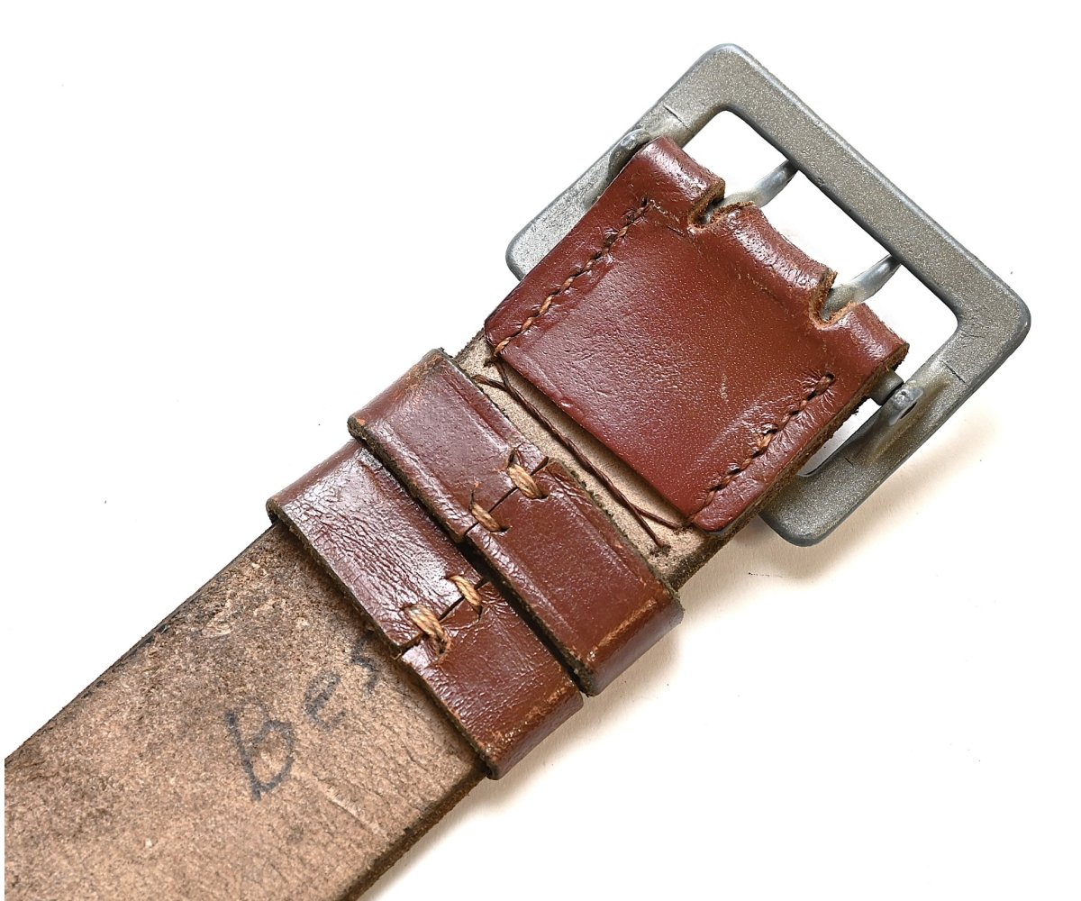 Named Brown Leather WH Officer's Belt (105cms) — image 5