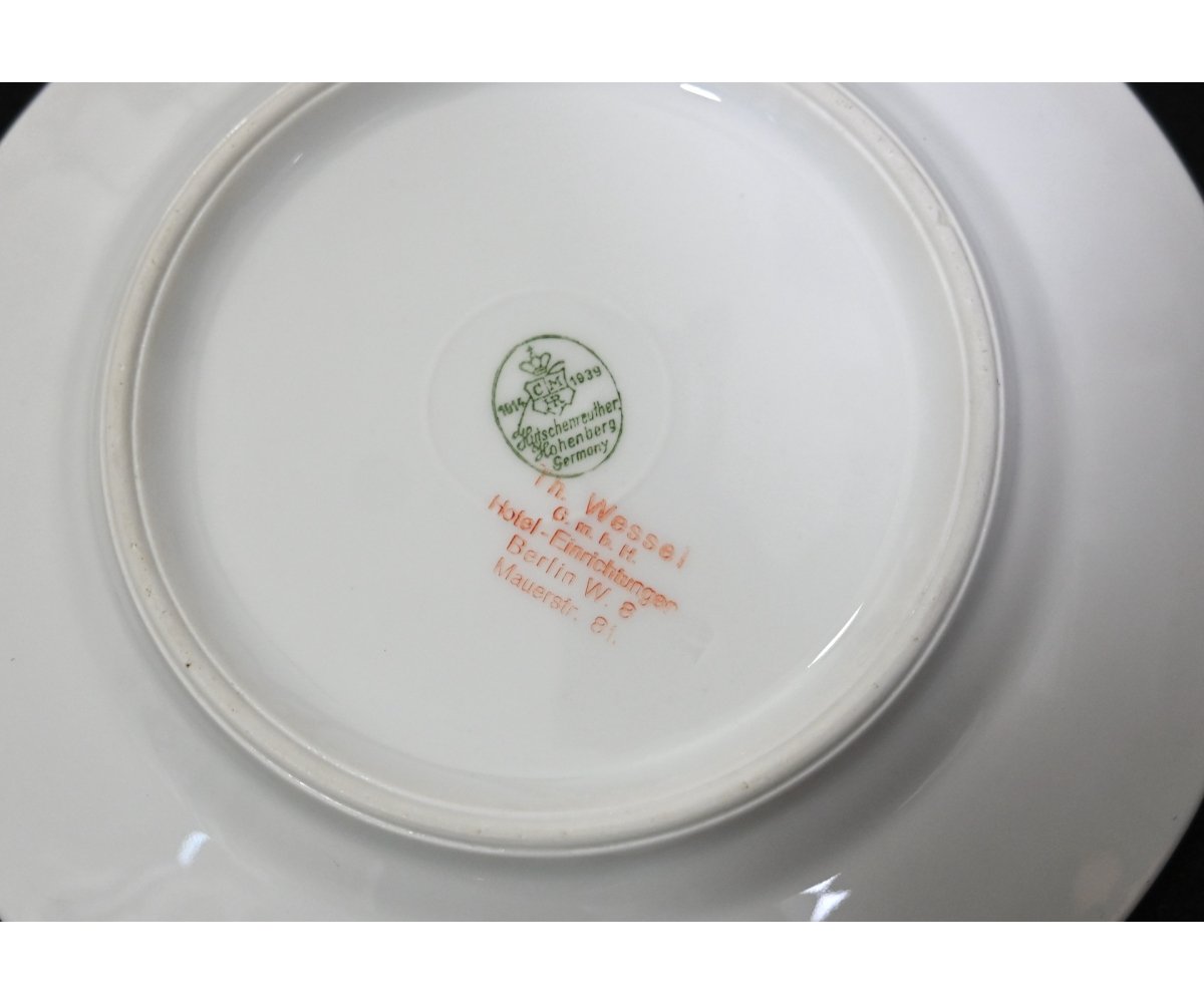 Rare Porcelain (Hotel!) NSKOV Breakfast/Dessert Plate (1939) — image 4
