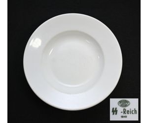 ᛋᛋ-Reich Porcelain Soup Plate (B.Weiden,1940)