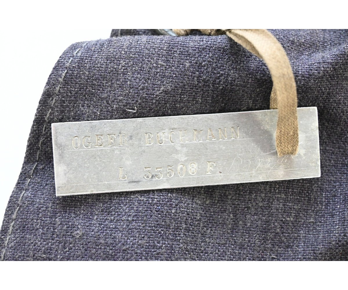 Fl.h.Kdtr. Marked Luftwaffe Bread Bag (Named) — image 2