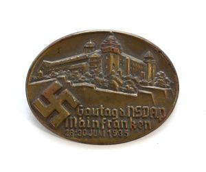 Gautag d. NSDAP Mainfranken 1935 Abzeichen