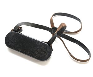 Bakelite Dienstglas Lens Cover with Strap