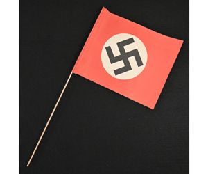 German Patriotic WWII Paper Flag