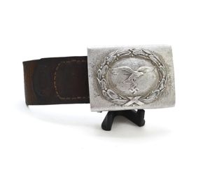 Luftwaffe Buckle with tab (Fl.H.Kdtr.Breslau)