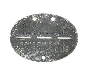 /Flakschw.Ers.Abt.8 Erkennungsmarke (Krems)