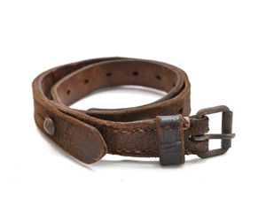 Brown Leather Flak.Rgt.25 Marked Equipment Strap