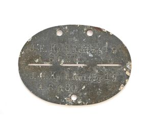 Ers.Kp.für Inf.Reitzug 19 Erkennungsmarke