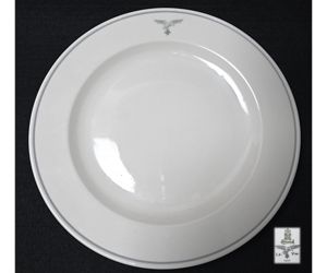 Rare! Luftwaffe 'Luftzeug Verwaltung' Porcelain Diner Plate (H&G, 1941)