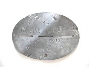 III/Stab/Inf.Rgt.279 Erkennungsmarke