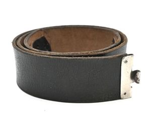 Black Leather Hitler-Jugend Belt (Kernstück)