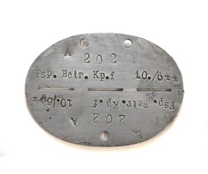 10./Fernsprech-Betriebskompanie 644 Erkennungsmarke