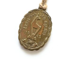 Rare Le.Kol/Geb.Jäg. Rgt.100 Erinnerungsabzeichen