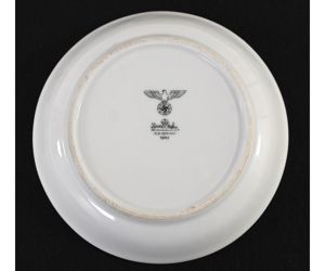Wehrmacht Porcelain Side Dish Plate (Rosenthal, 1941)