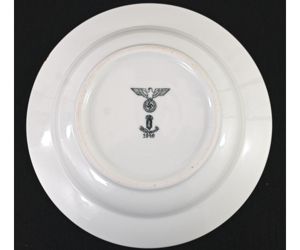 Wehrmacht Porcelain Soup Plate (Schönwald, 1940)