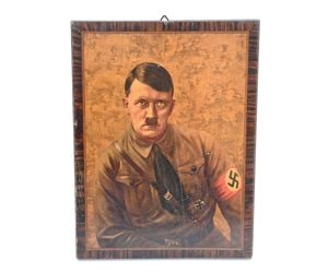 Rare Adolf Hitler 'Intarsienbild'