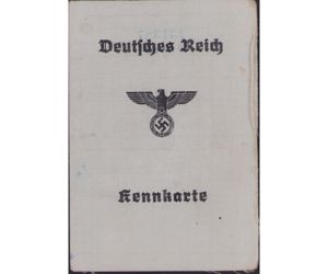 Deutsche Kennkarte June 1942