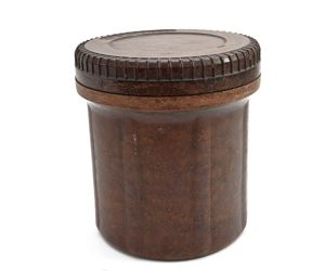 Brown Bakelite Kart.Vorl.H.13 Container