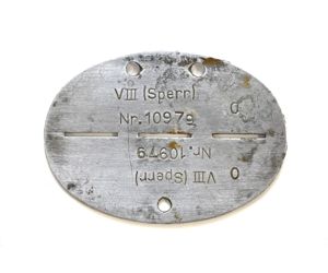 VIII (Sperr) Erkennungsmarke