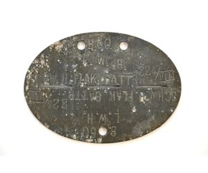 Rare Lw.Helfer Schw.H. Flak Battr.224/VIII EKM