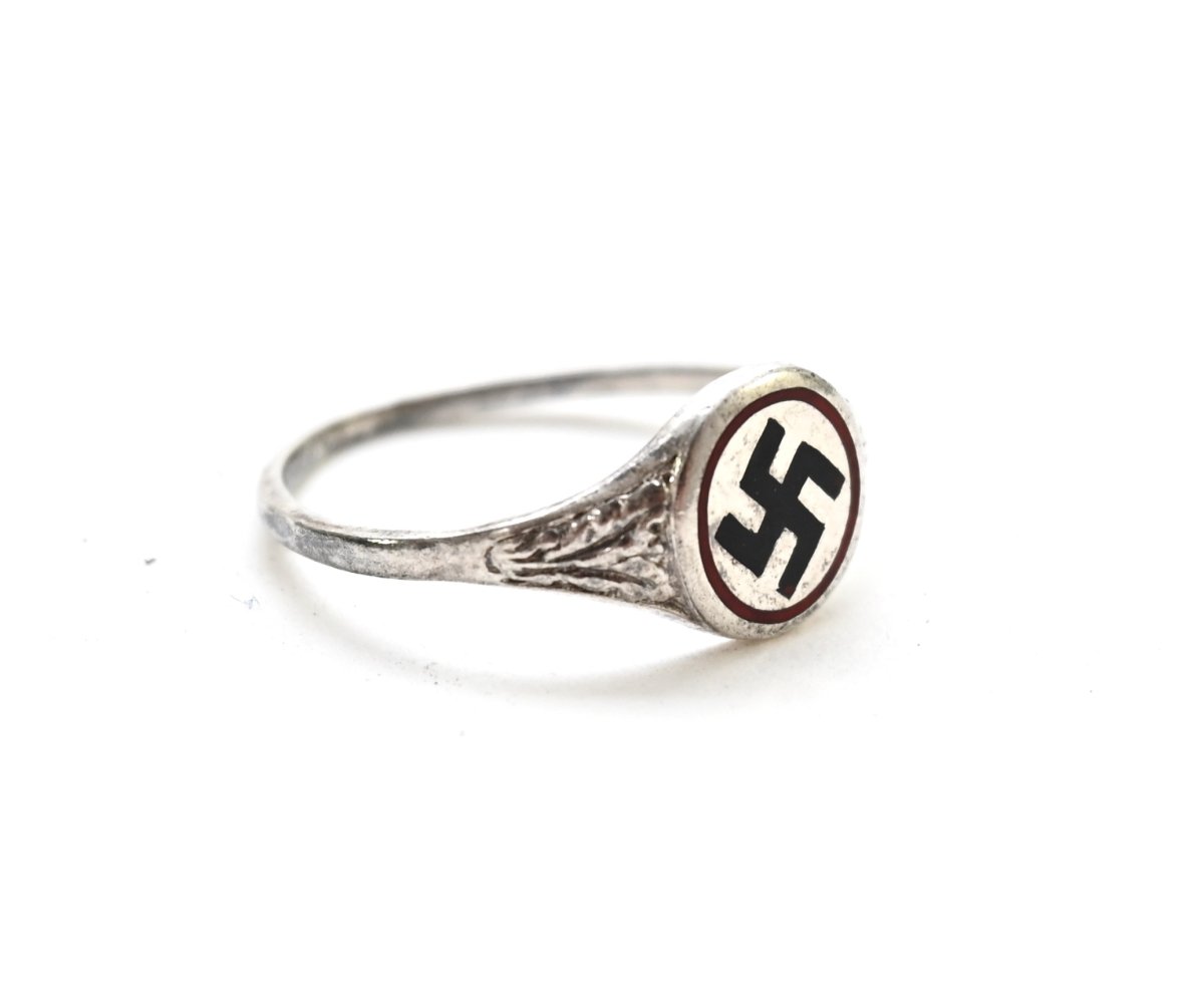 NSDAP Silver Sympathizer ring ('835') — image 2