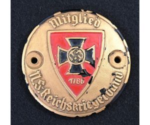 N.S.-Reichskriegerbund Member's Door Plague