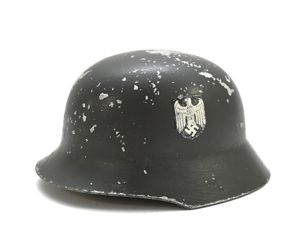 Wehrmacht Double Decal Minature Wedding Helmet