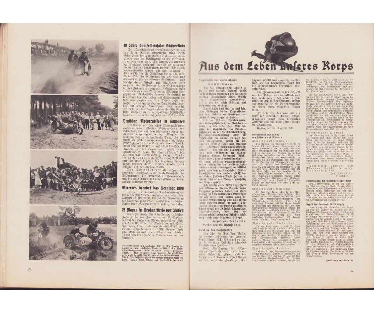 Deutsche Kraftfahrt N.S.K.K. Magazine Sept.1936 — image 7
